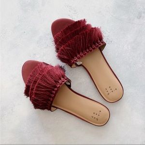 A New Day Fringe Sandals